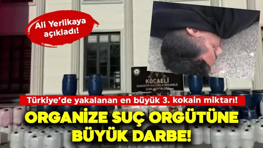 Türkiye’de yakalanan “3. en büyük kokain miktarı“ oldu!