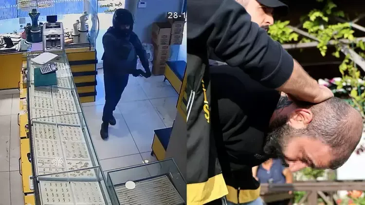Soyguncu, dövmesinden tespit edilip yakalandı