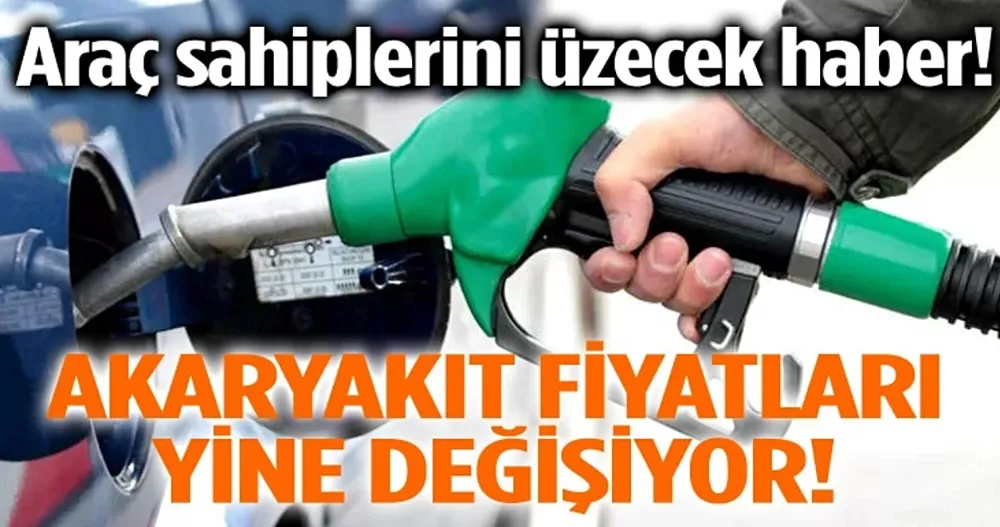Motorin ve benzine yine zam geliyor...