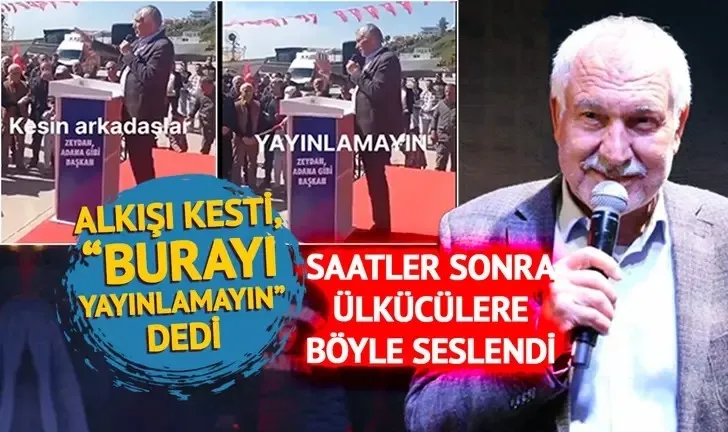 Zeydan Karalar özür diledi...