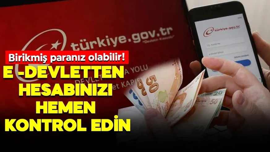 e-Devlet hesabınızda para birikmiş olabilir! Hemen kontrol edin!