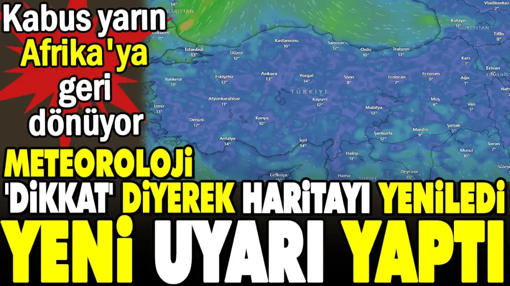 Toz bulutunun gideceği tarih belli oldu!