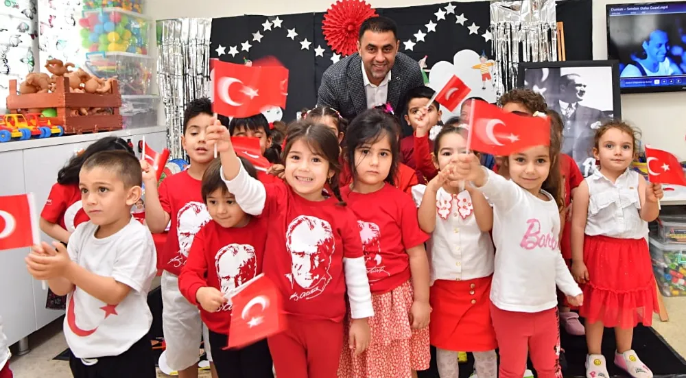 Kozay miniklerin 23 Nisan coşkusuna ortak oldu!