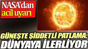  Şiddetli bir jeomanyetik fırtına tespit edildi...