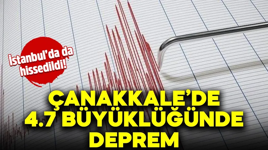 Korkutan deprem! İstanbul, Balıkesir, Ayvalık, İzmir