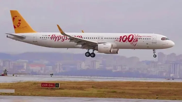Pegasus, Adana Uçuşlarını Gaziantep