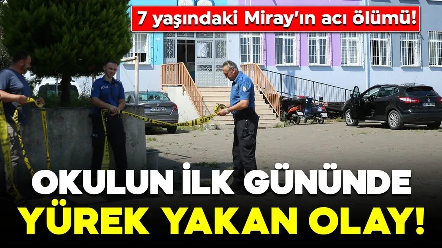 Okulun ilk gününde acı olay!