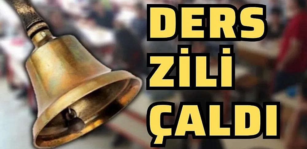 İlk ders zili bugün çaldı...
