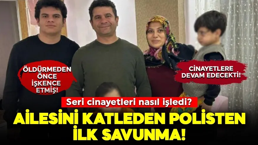 Katliamcı polisin eşine tüyler ürperten işkencesi ortaya çıktı: Cinayetleri çocuklarının gözü önünde işlemiş! 