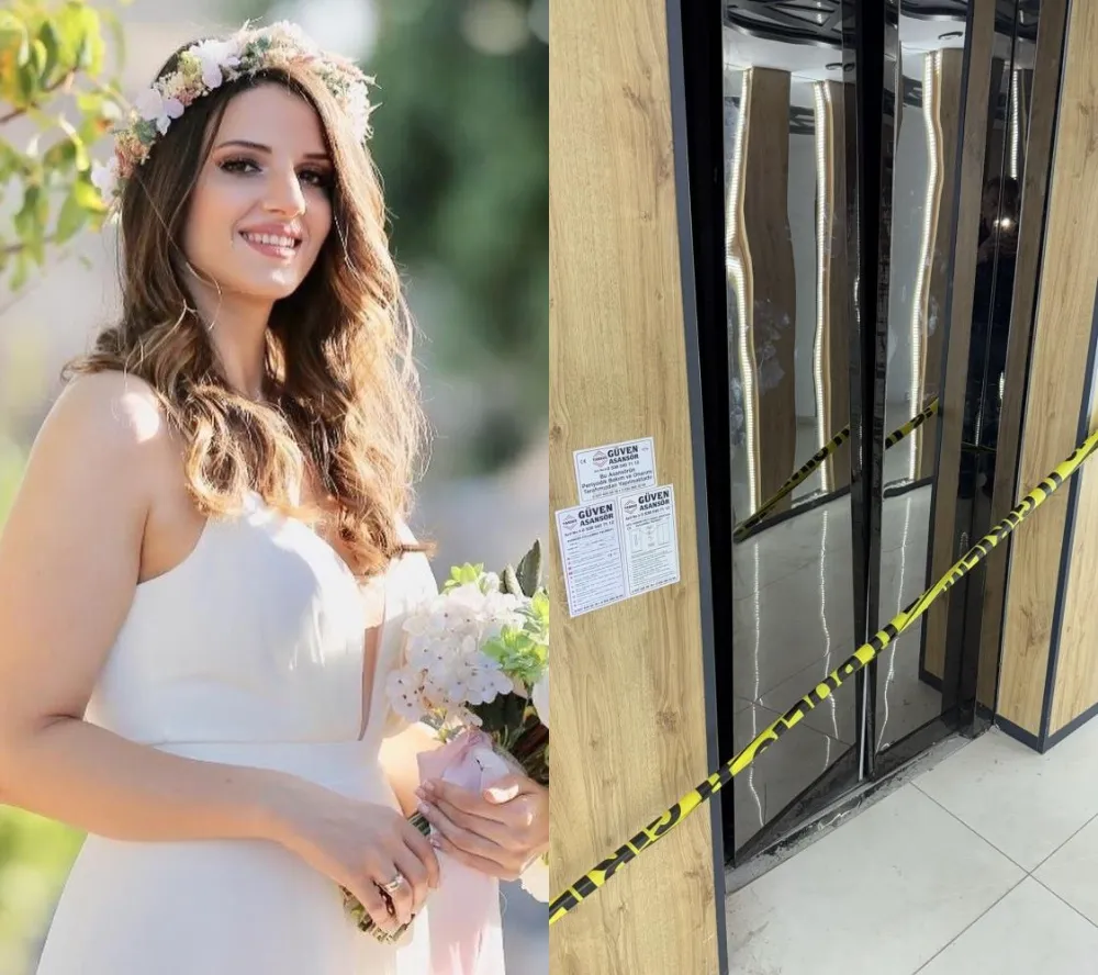 Asansör faciasında ölen genç anne son yolculuğuna uğurlandı