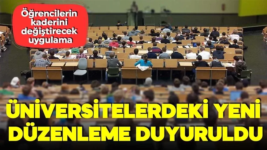 Üniversitelerde yeni düzenleme! Başarılı öğrenciler üniversiteyi 3 yılda bitirebilecek....