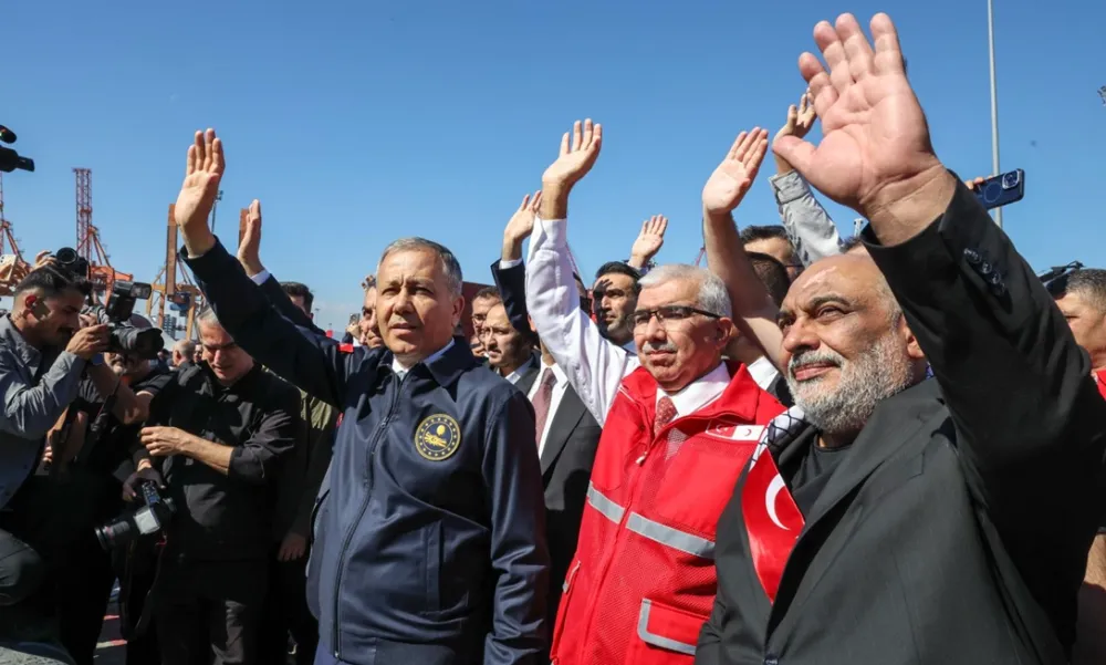Saygılı, “Dualarımız Gazze için, yükümüz iyilik, rotamız insanlık”