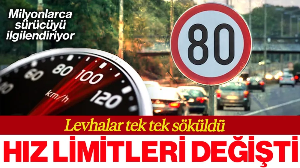 Sürücülerin isyanı sonuç verdi!  hız limitleri değişti...