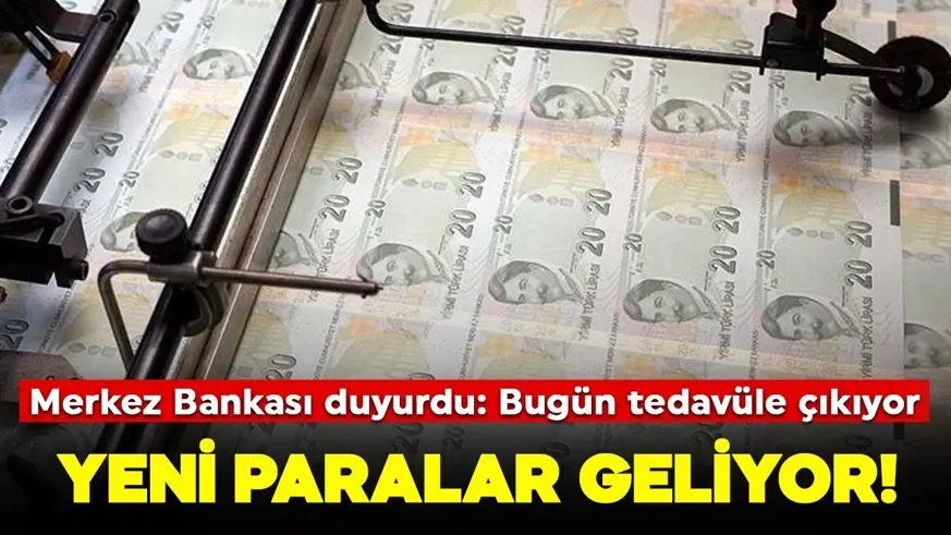 Merkez Bankası duyurdu, yeni 20 TL