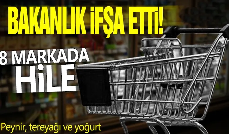 Peynir, tereyağı ve yoğurt! Bakanlık ifşa etti, 8 markada hile...