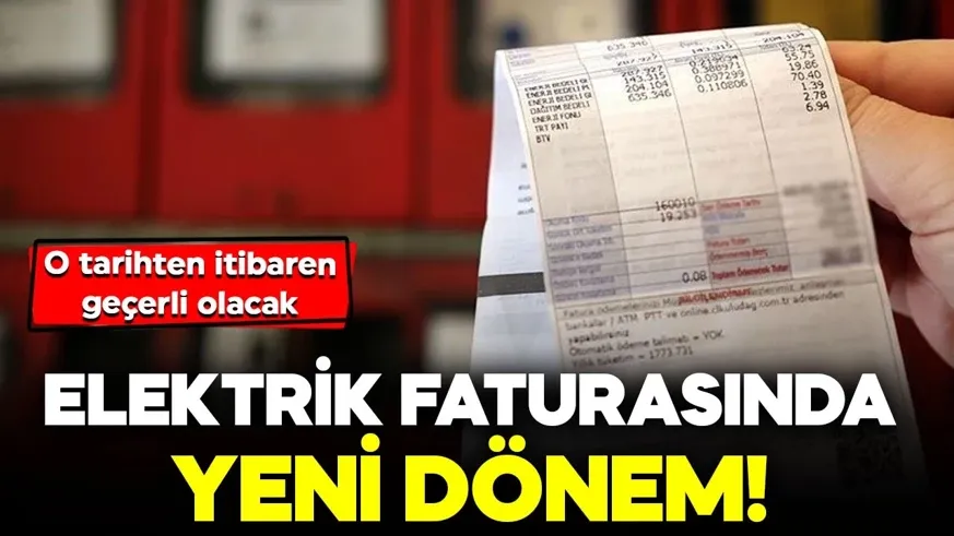 Milyonlarca aboneyi ilgilendiriyor: Elektrik tüketiminde yeni dönem