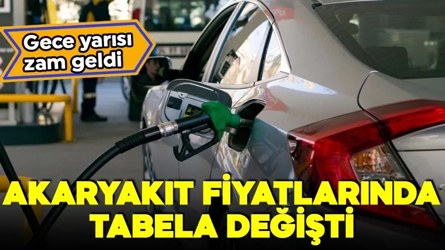 Araç sahipleri dikkat! Akaryakıt tabelası değişti...