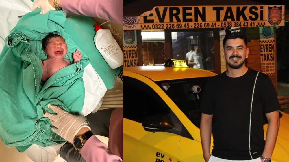 Takside unutulmaz an: Bebek, aracın içinde dünyaya gözlerini açtı