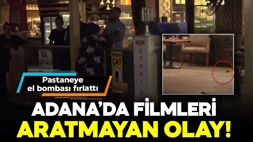 16 yaşındaki çocuk pastaneye pimi çekilmemiş el bombası attı