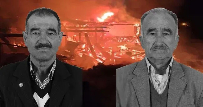 Yangında çöken evdeki 2 kardeşin ceset kalıntıları bulunarak adli tıpa gönderildi