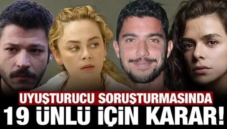 Gözaltına alınan 19 ünlü serbest bırakıldı...