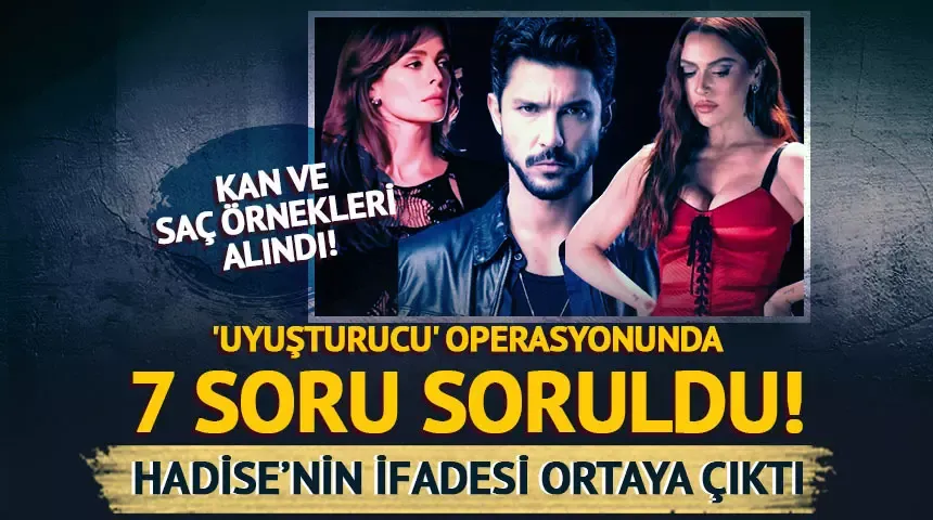 Ünlü isimlerden kan ve saç örnekleri alındı! 