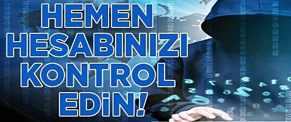 Hemen hesabınızı kontrol edin!