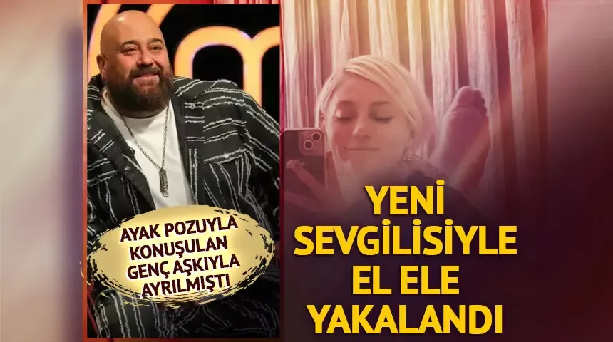 Somer Şef ve genç aşkı el ele yakalandılar...