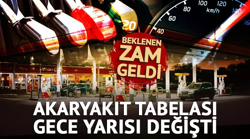 Gece yarısı değişti! Akaryakıta beklenen zam geldi...