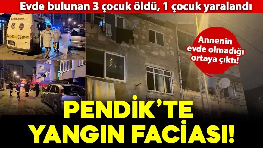 Korkunç yangın! 3 çocuk öldü, 1 çocuk yaralandı