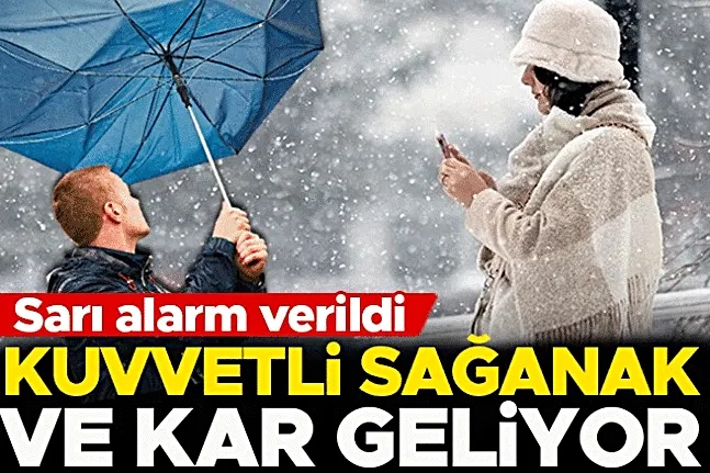 Meteoroloji il il uyardı: 43 kente sağanak ve kar geliyor...