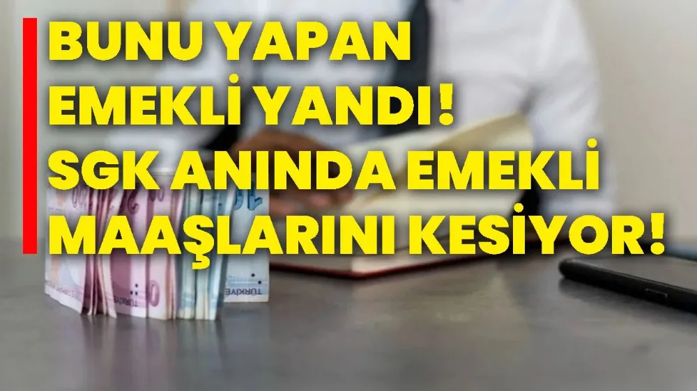 Bunu yapan yandı! Emeklilikleri bir bir iptal ediliyor...