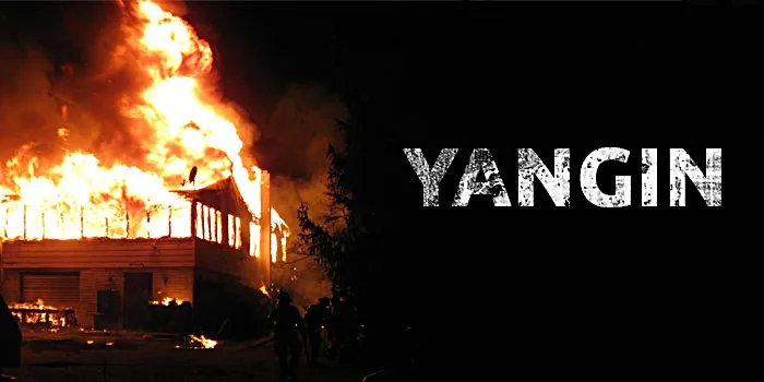 Evde çıkan, okul lojmanına sıçradı...