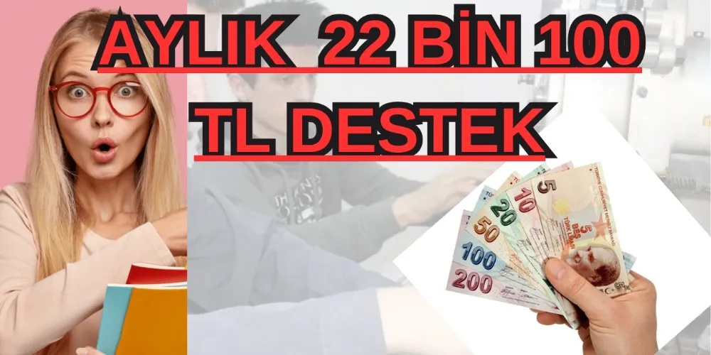 Öğrencilere 22 bin TL mezunlara 28 bin TL, 13 meslek grubu belli oldu!