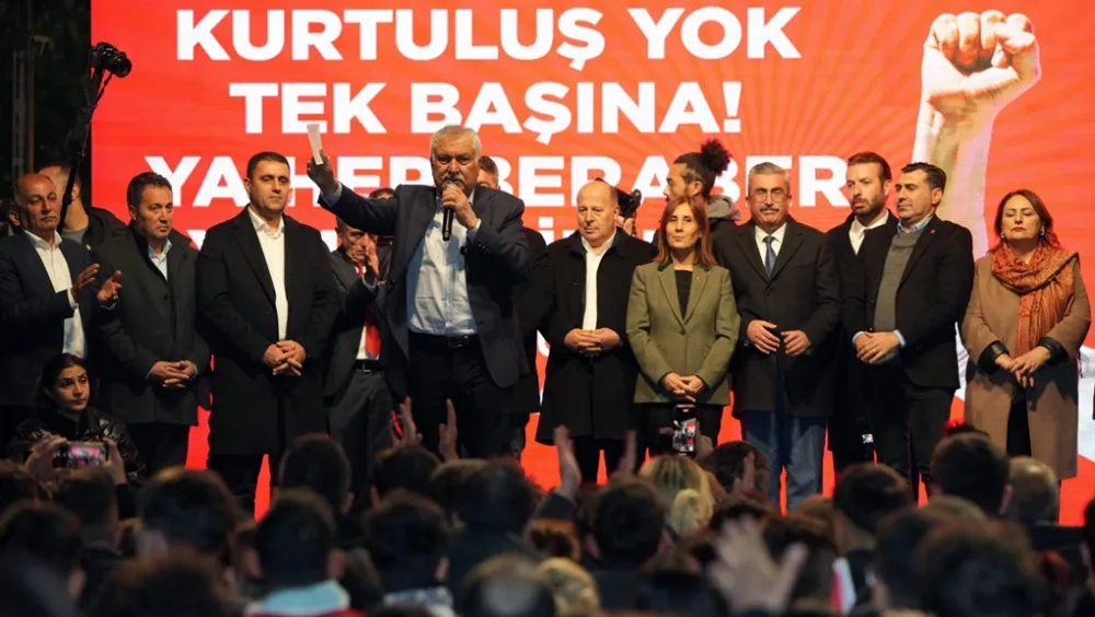İmamoğlu’na destek mitingi Adana