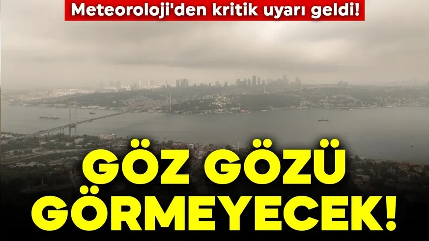 Çöl tozuna dikkat!