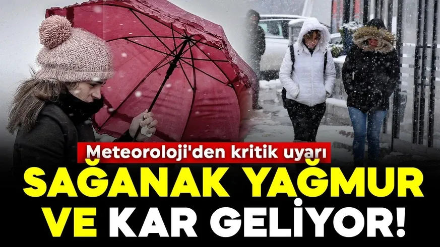 Buralarda sıcaklıklar düşüyor! Sağanak yağmur ve kar geliyor!
