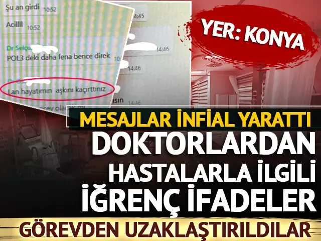 Doktorlardan kadın hastalar için çirkin ifadeler! Sapıkça mesajları ifşa oldu