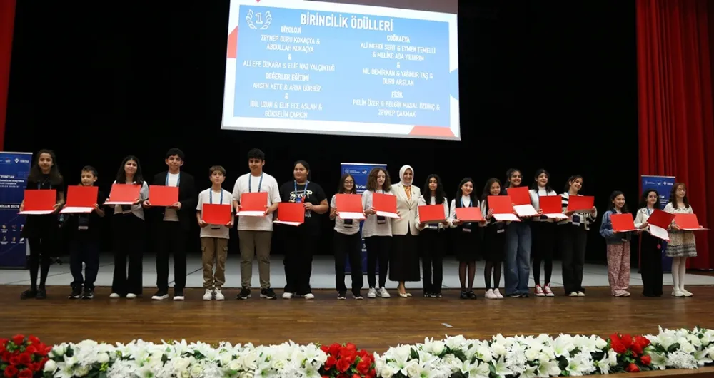 TÜBİTAK Ortaokul Araştırma Projeleri Ödül Töreni Gerçekleştirildi