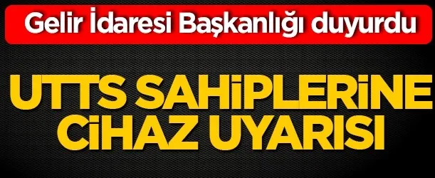 Cihazları taktırmaları zorunlu...
