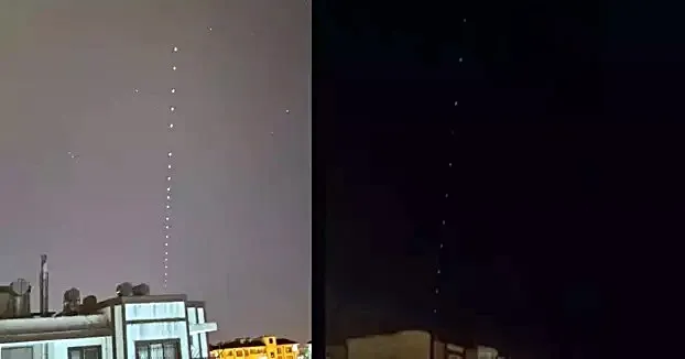 Starlink uydusu Adana semalarında görüntülendi