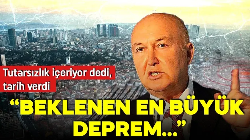 İstanbul depremi için tarih verdi...
