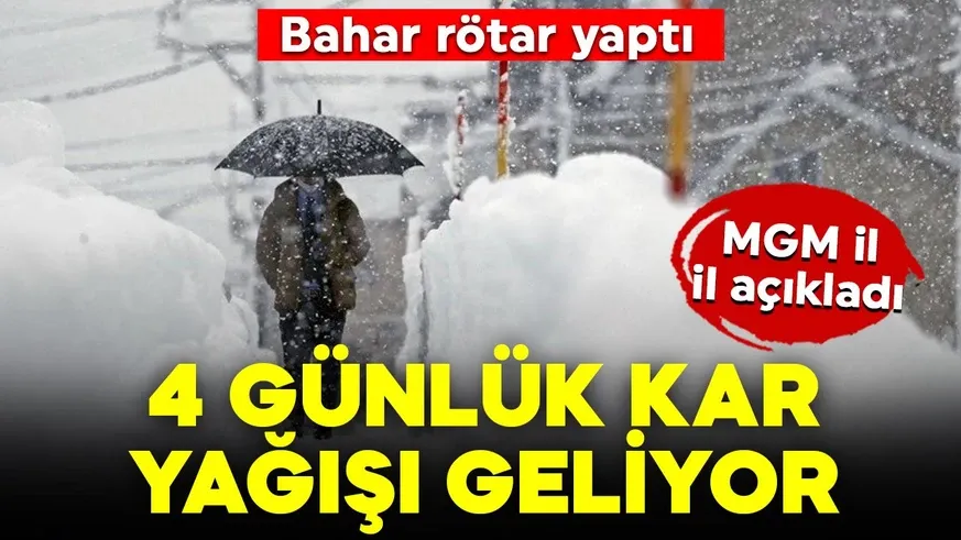 İşte kar yağışının beklendiği iller...