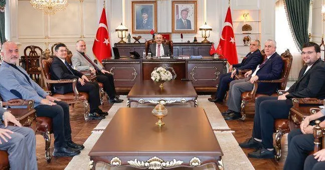Vakıflar haftası münasebetiyle Vali Köşger’e ziyaret