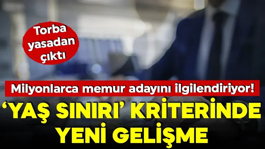 35 yaş sınırı genişletildi...