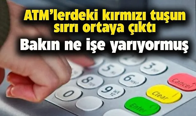 Kimse bilmiyor! ATM’lerde bulunan kırmızı tuz bakın ne işe yarıyormuş…