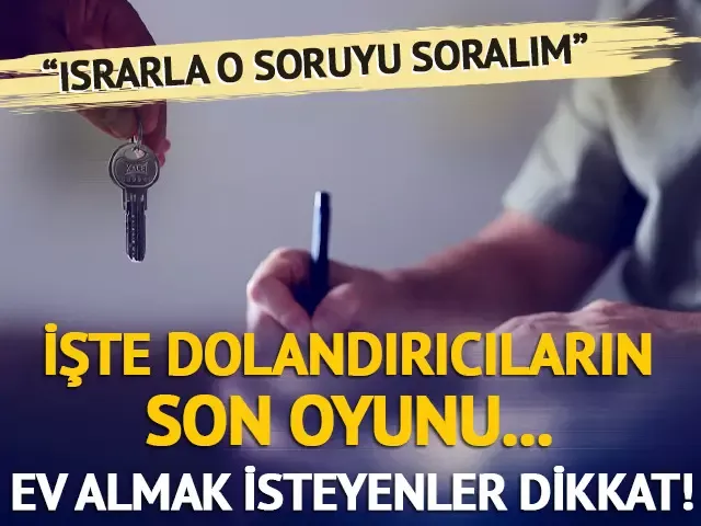 Evi görmeden para gönderen kişiler yandı! 
