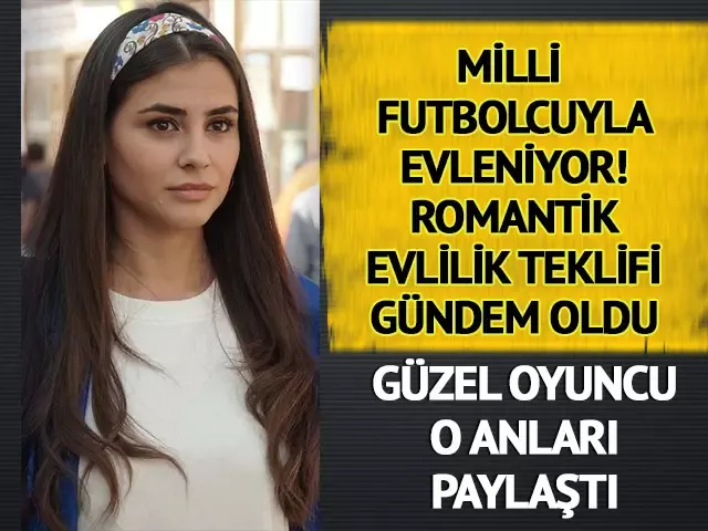 Futbolcu Samet Akaydın Hazal Çağlar