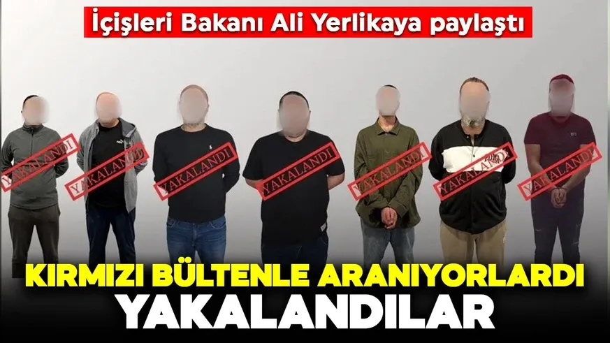 Kırmızı bültenle aranıyorlardı, yakalandılar...
