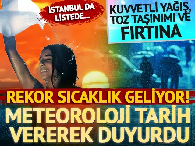 Sıcaklık rekoru geliyor... 